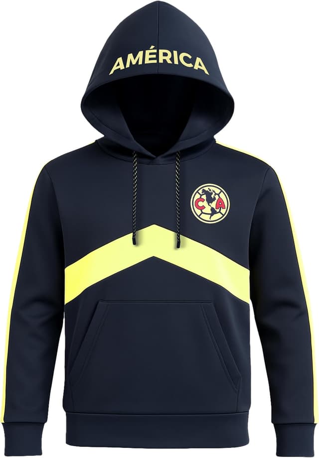 Detalle de Icon Sports Official Club América Soccer Pullover Hoodie (Unisex Adult)