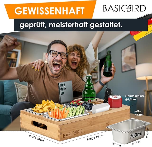 Thumbnail 5 de BASICBIRD Couchbar Snackbox