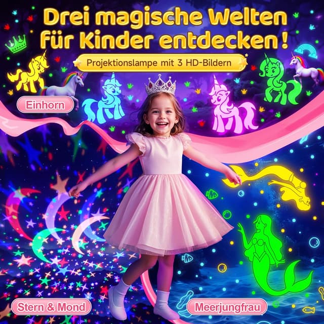 Thumbnail 2 de Einhorn Projektor Magic Ball