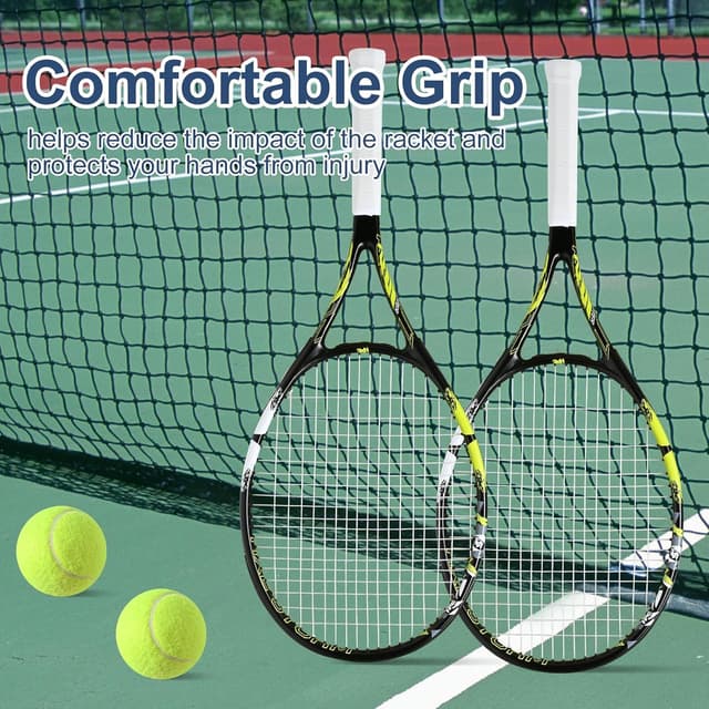 Thumbnail 4 de HXE Tennis Racket Set for Adults 27" with 2 Balls & Carry Bag