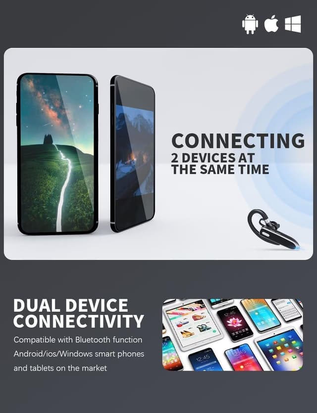 Thumbnail 6 de Bluetooth business headset with mic, 100H