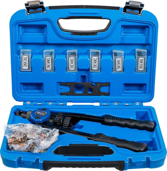 Detalle de BGS 408 Nietmutternzangen-Satz 68-tlg