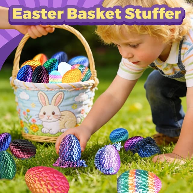 Detalle 2 de Impossmaker Dragon Eggs 12PCS 3D Printed Set