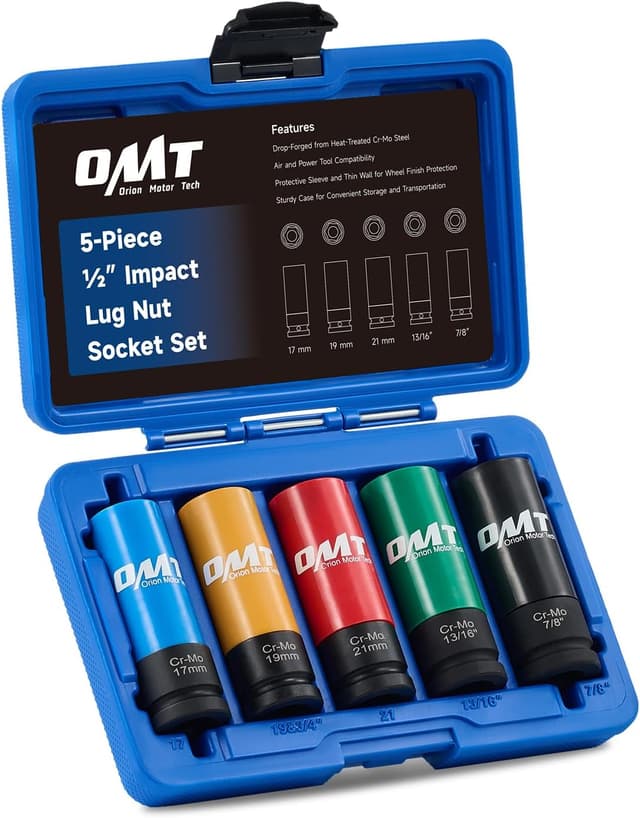 Imagen de Orion Motor Tech 5pc Lug Nut Socket Set 17mm en OfertitasTOP