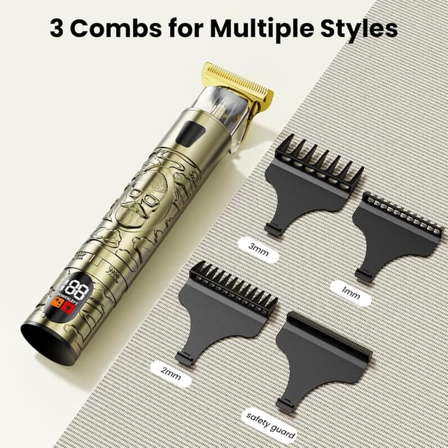 Thumbnail 6 de Yineel HC100 Beard Trimmer Gold