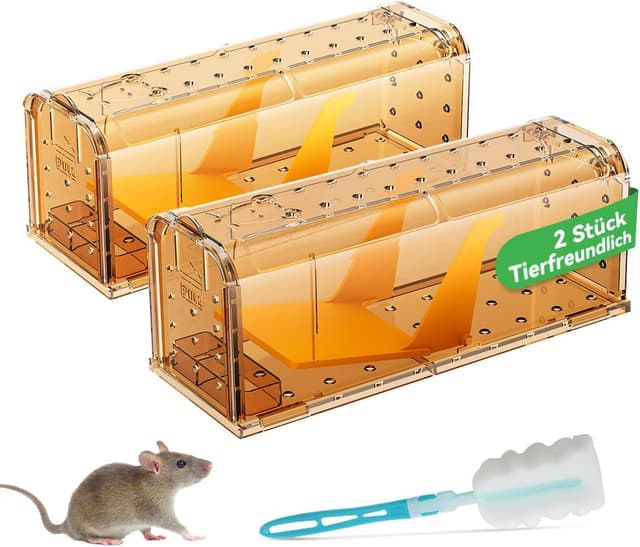 Imagen de KENNEAS Mausefalle Lebend 2er Pack 7×7,2 cm en OfertitasTOP