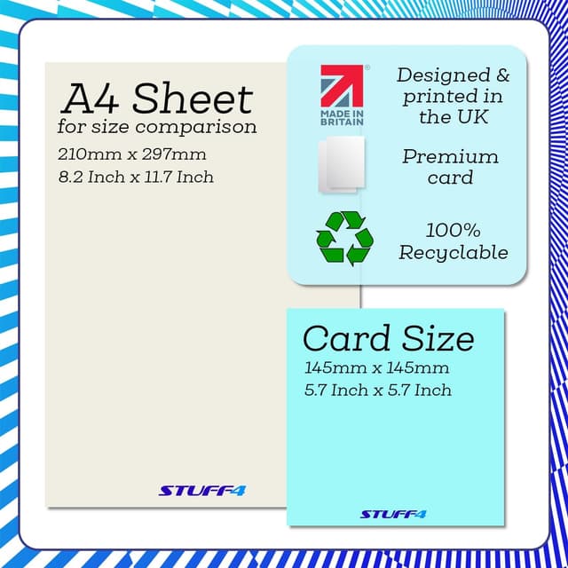 Thumbnail 5 de Stuff4 70 ans carte d'anniversaire ✉