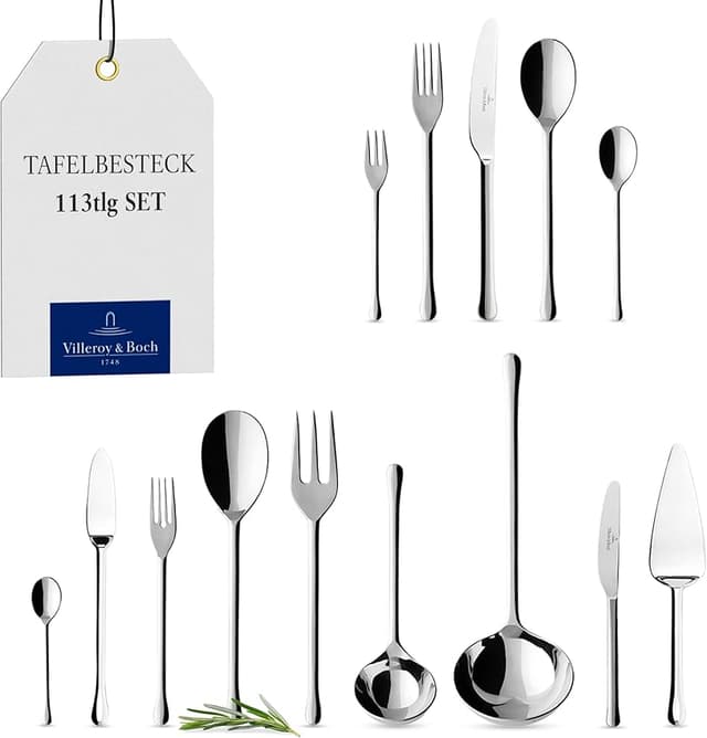 Imagen de Villeroy & Boch Udine Cubertería 113 piezas 🍽 en OfertitasTOP