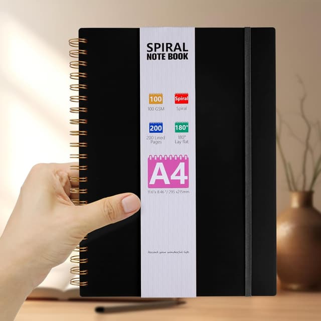 Thumbnail 5 de A4 Notebook 200 Pages Journal