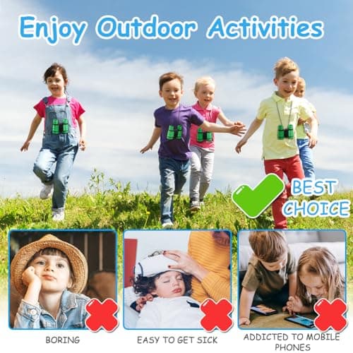 Thumbnail 4 de OSDUE Binocoli compatti per bambini per birdwatching e campeggio