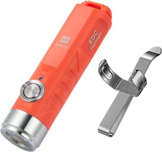 Detalle de RovyVon A1 Gen 4 wiederaufladbare Taschenlampe mit 650 Lumen – Mini-Schlüsselanhänger für Alltag & Outdoor