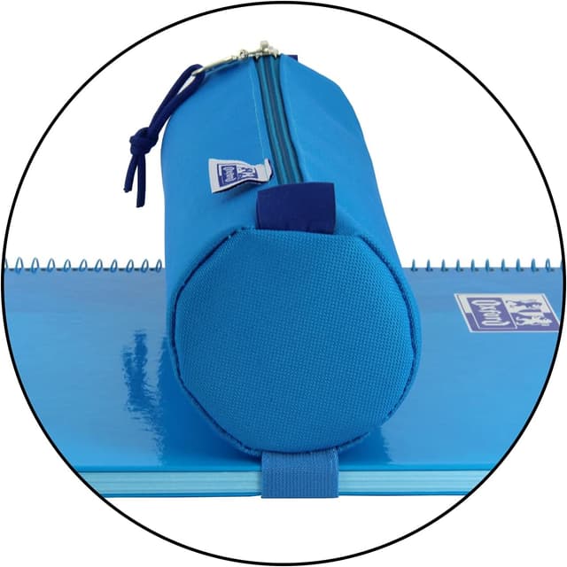 Thumbnail 5 de Oxford Grande trousse ronde Turquoise 22 cm