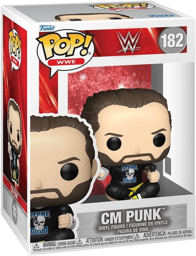 Detalle de Funko POP! WWE CM Punk Collectable Vinyl Figure (around 3.75 inch / 9.5 cm) – Official Merchandise