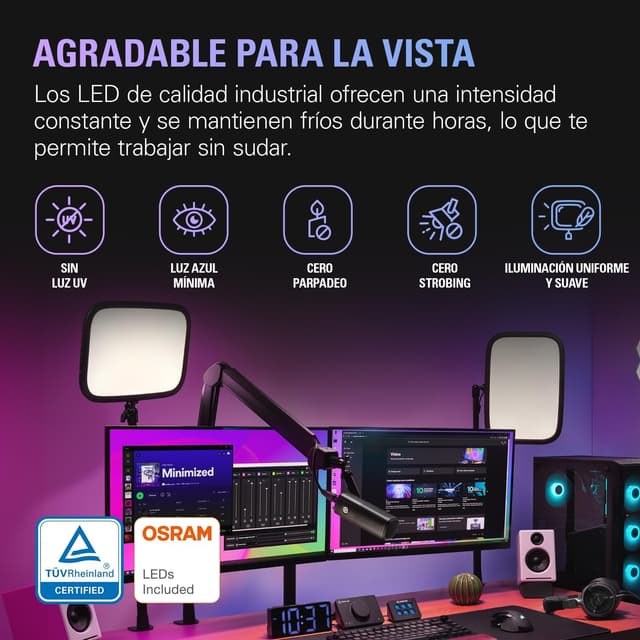 Detalle 2 de Elgato Key Light Luz profesional de estudio