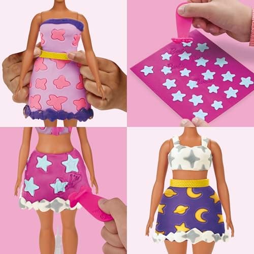 Detalle de Play‑Doh Barbie Accesorios Brillos y Gemas