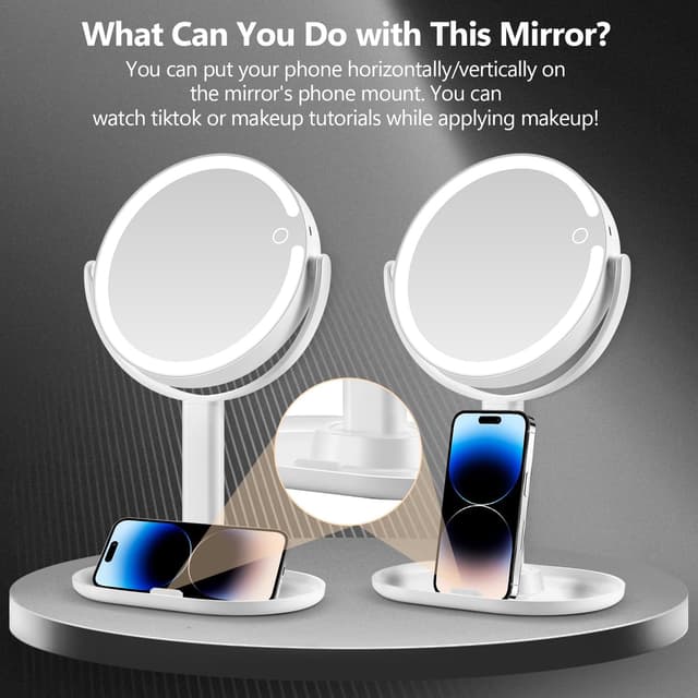 Thumbnail 6 de MIYADIVA 20X Magnifying Makeup Mirror with Lights ๐