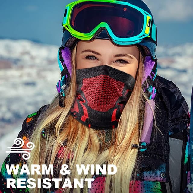 Detalle 2 de WTACTFUL Winter Neck Warmer Gaiter for Skiing