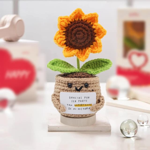 Detalle de Bambebe Potato Positive « Merci d’être une partie importante », pomme de terre positive tissée à la main