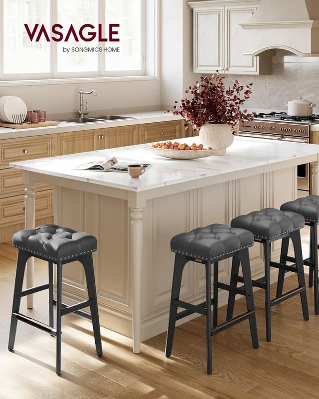 Thumbnail 1 de VASAGLE Taburetes de Bar, Elegancia en Tu Comedor 🍷