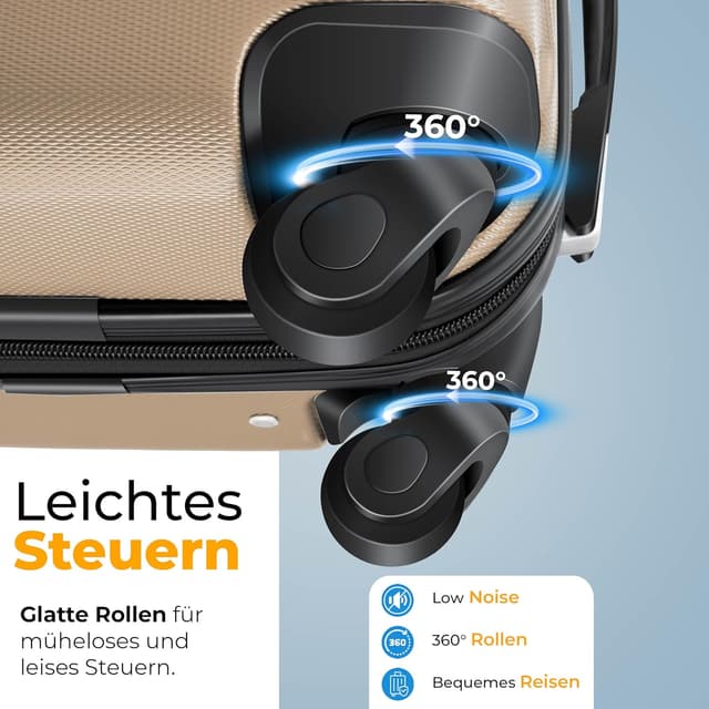 Thumbnail 3 de KESSER 4tlg Hartschalenkofferset Hartschalenkoffer ABS