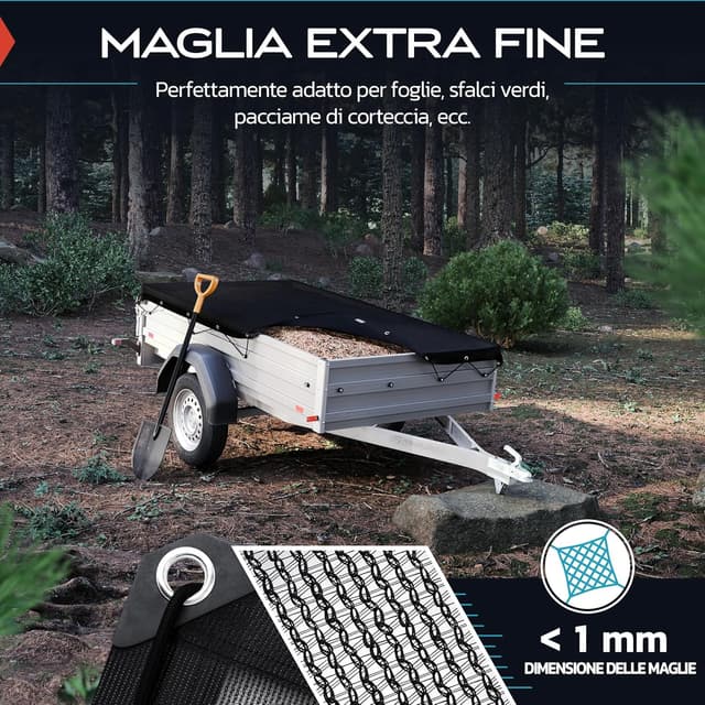 Thumbnail 1 de TRIBURG rete per rimorchi a maglia fine 2x4,5 (FINE-MESH) per fissaggio del carico