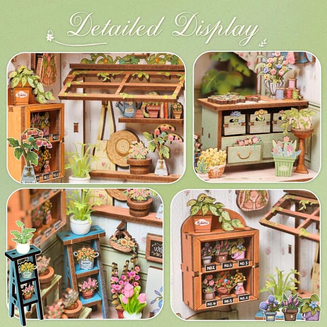 Thumbnail 4 de CUTEBEE Book Nook Kit Champs-Élysées Florist