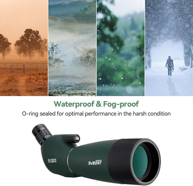 Detalle 2 de Svbony SV28 25-75x70 Spektiv 70 mm