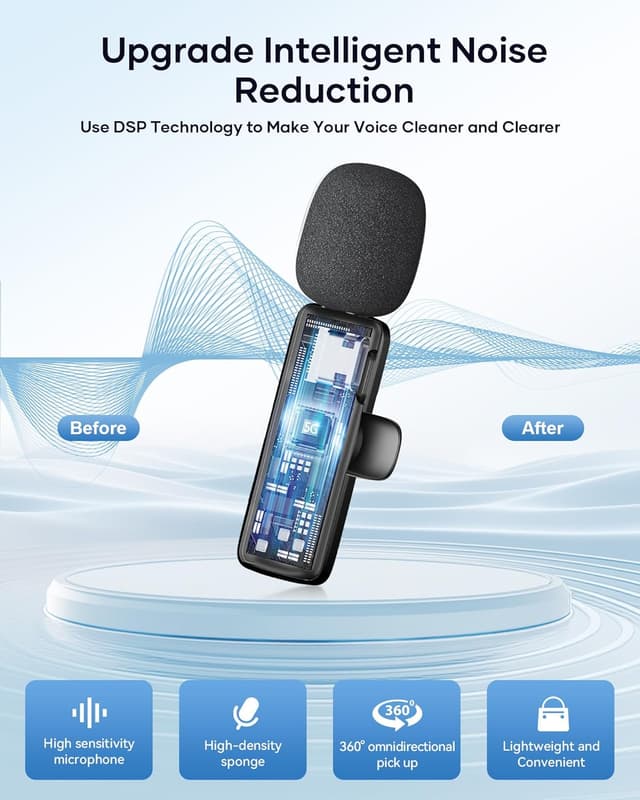 Thumbnail 4 de Wireless Lavalier Mic 2-Pack 🎤