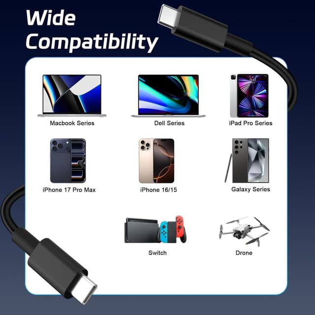 Thumbnail 4 de Samsung Charger Cable 10 ft 3M 2-Pack