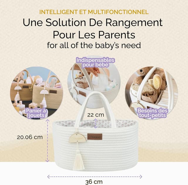 Thumbnail 4 de Yunioo Organisateur de panier à couches