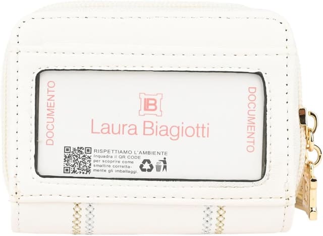 Detalle de Laura Biagiotti portafoglio da donna in similpelle con scatola regalo