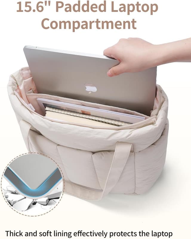 Thumbnail 4 de Narwey Large Puffer Work Tote for Women