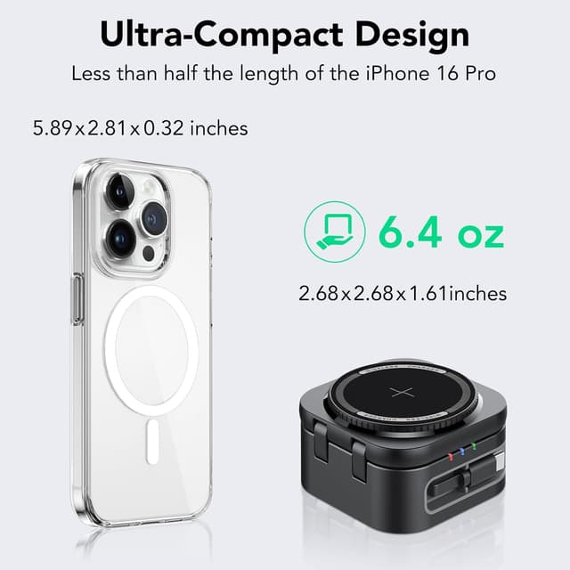 Thumbnail 4 de 15W Caricatore Wireless 3 in 1 con MagSafe 20W