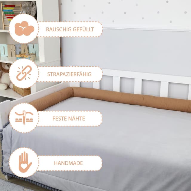 Thumbnail 4 de Totsy Baby Almohada Lateral 300 cm Algodón 💤