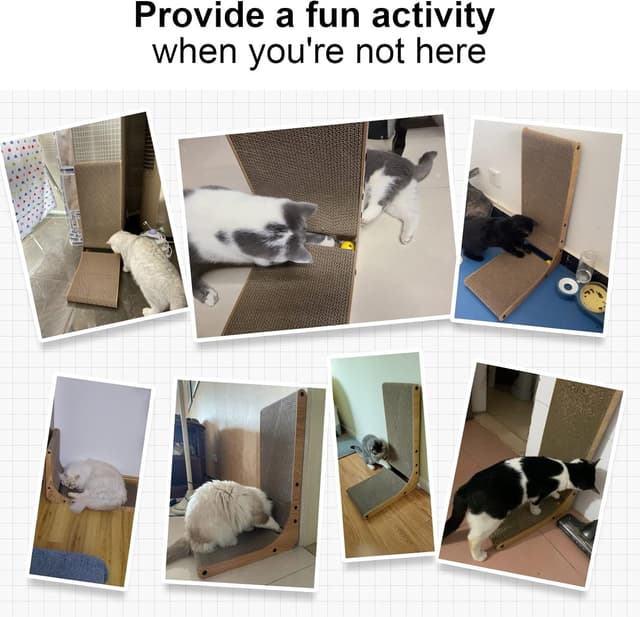 Thumbnail 5 de FUKUMARU 26.8 Inch L Shape Cat Scratcher