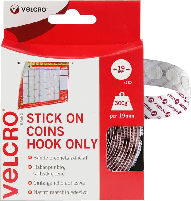 Detalle de VELCRO Brand Velcro en pastilles 19 mm
