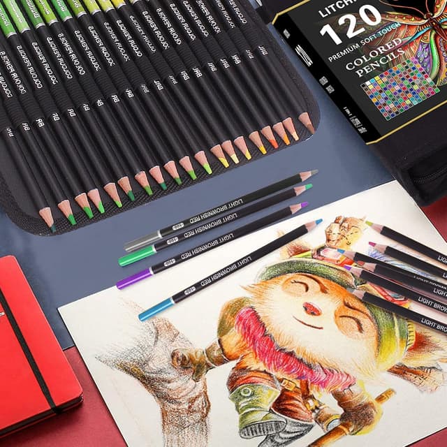 Thumbnail 4 de Vozuna 120 Colouring Pencils 120 shades