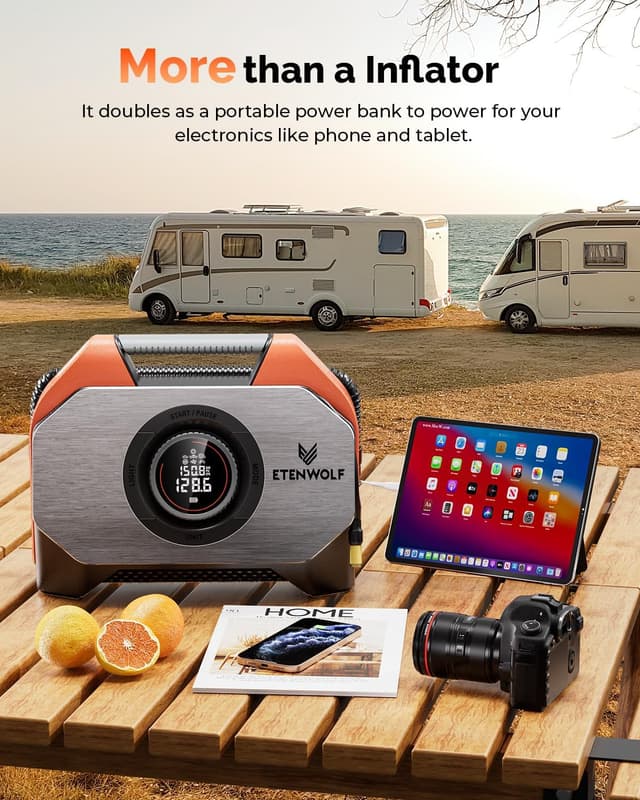 Thumbnail 5 de ETENWOLF VORTEX S6 19200 mAh tire inflator