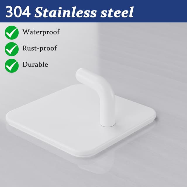 Detalle 1 de Aikzik Handtuchhalter 6er Set ohne Bohren