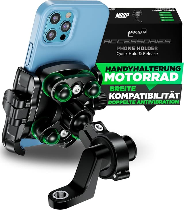 Imagen de MOGGAM Handyhalterung Motorrad Antivibration en OfertitasTOP