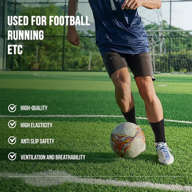 Thumbnail 2 de AVABEST Fussball Socken Herren 2 Paar 39-46