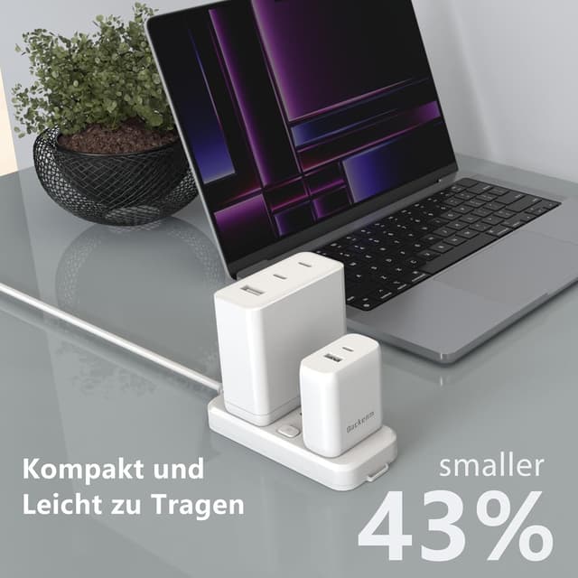 Thumbnail 6 de Qackenm USB C Ladegerät 65W Schnellladegerät