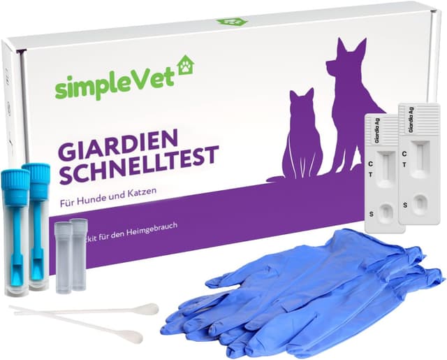 Detalle de simple Vet Giardien Schnelltest 2 Tests