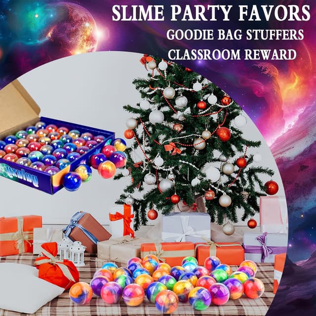 Thumbnail 5 de Rowecvce Galaxy Slime Balls 36-pack for kids