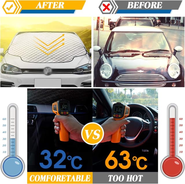 Thumbnail 2 de WIN.MAX Frontscheibenabdeckung mit 3 Magneten ⛱