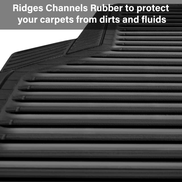 Thumbnail 6 de CAR PASS Rubber Floor Mats 4-piece