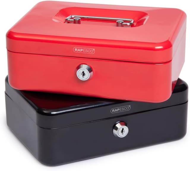 Detalle de Rapesco SB0008R1 Caisse à monnaie 20 cm