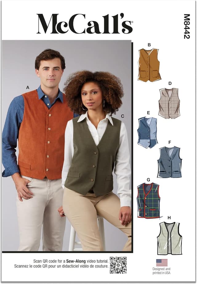 Detalle de McCall's M8442 gilet doublé ⚙