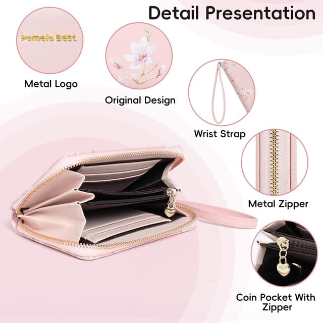 Detalle 2 de Pomelo Best Portafoglio Donna Stampa Floreale