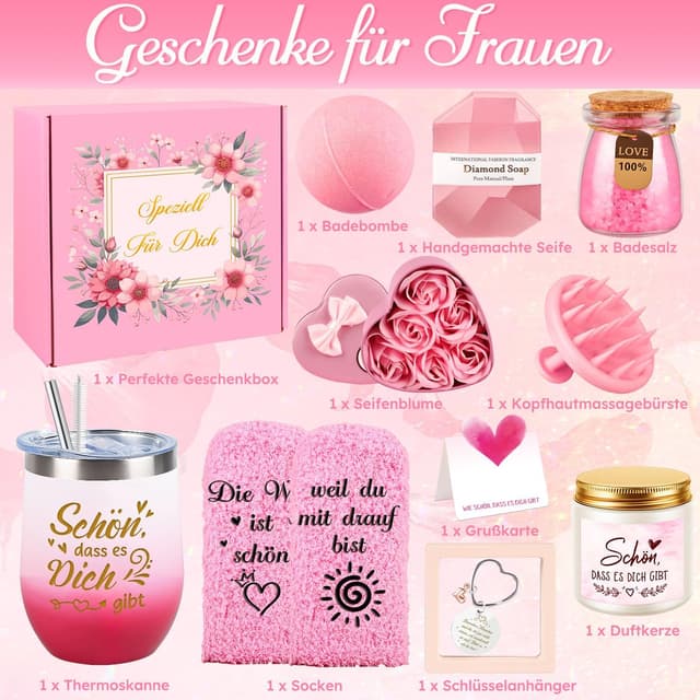 Thumbnail 6 de Giftota 11-tlg. Spa Geschenkset Rosa